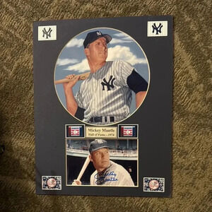 Mickey Mantle Hall of Fame Plaque